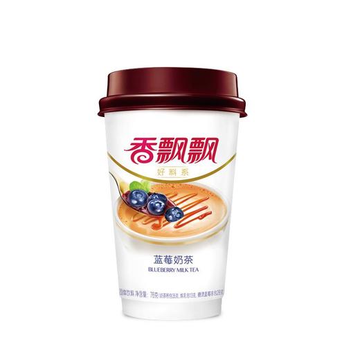 香飘飘 蓝莓奶茶 76g/杯 商品图0