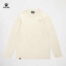 卡尔美春季新款弧线之美系列男士圆领长袖T恤