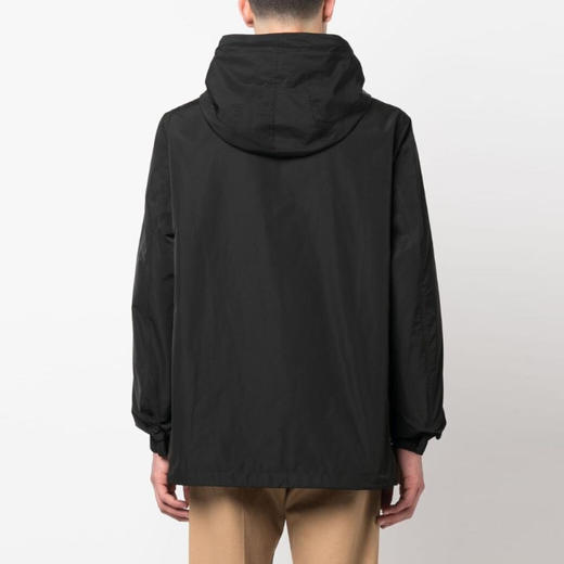 BURBERRY 巴宝莉 男士徽标连帽夹克外套 黑色 8044040 A1189 商品图2