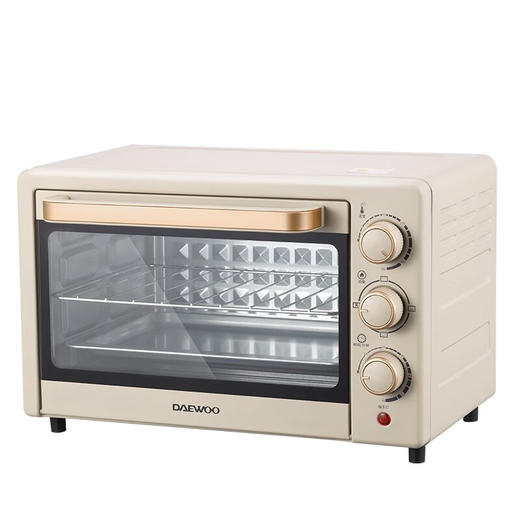 大宇（DAEWOO）电烤箱家用多功能烘焙蛋糕20L容量烤箱DY-KX1801升级版 榛果棕 商品图9