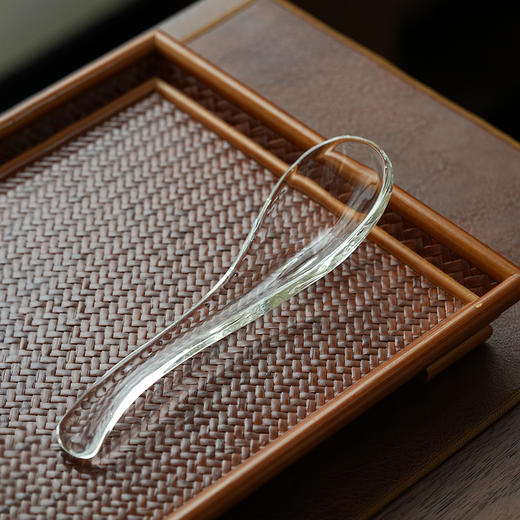 吉橙/大号碗/配大号勺 玻璃茶碗冷泡茶具绿茶专用分茶勺碗泡套装茶艺透明泡茶燕窝 商品图7