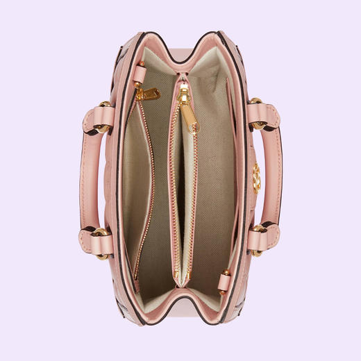 GUCCI 古驰 女士 GG Matelassé系列 皮革迷你提挎包 粉色 728309 UM8HG 5941 商品图1