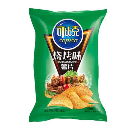 可比克烧烤味薯片55g