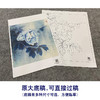 【大彩图】李晓明工笔画白描底稿小品《昆山夜光》牡丹临摹勾线花鸟线稿K038 商品缩略图1