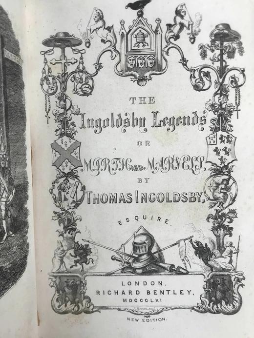 1861年 英格斯比传奇故事集 卷首1幅插图 全真皮精装32开 商品图4