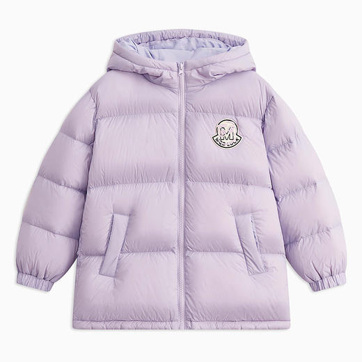 【MQD】童装儿童羽绒服冬季新款男女童连帽中长款三防羽绒服 商品图3