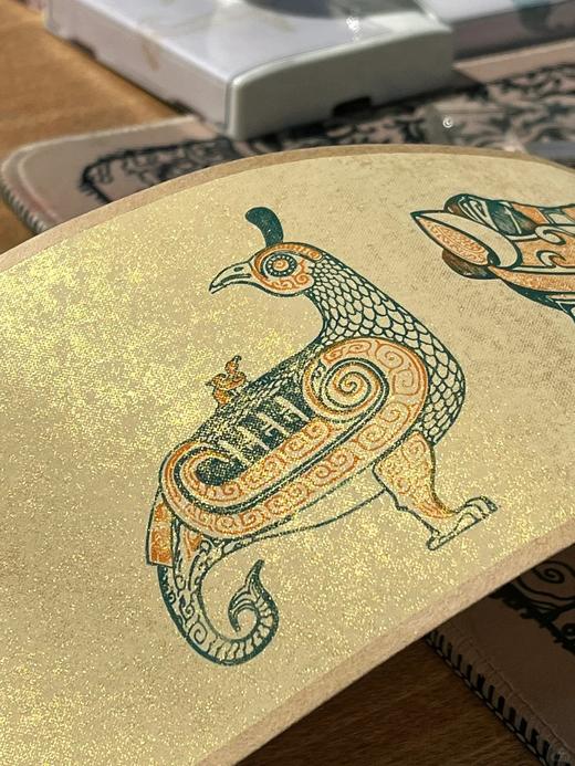 山西青铜纹样图案盖章礼品卷轴 文创设计 商品图3