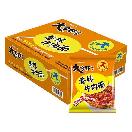今麦郎大今野香辣牛肉面 91g*24袋 商品图0