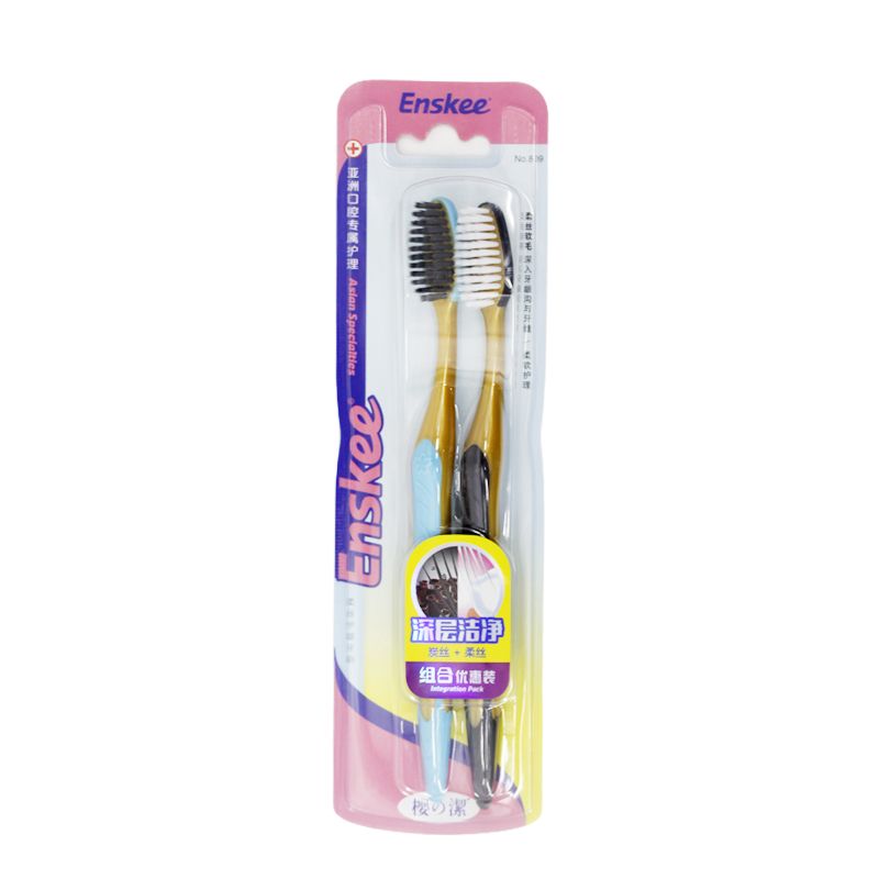 樱之洁丝柔软毛牙刷2支装