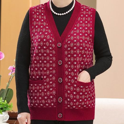 【à perles】妈妈秋冬款针织马甲 内搭保暖实用好穿【现货】 商品图4