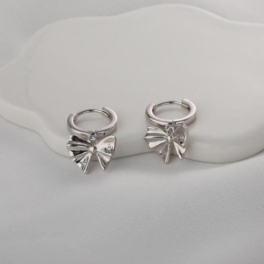 【宏艺珠宝】花心秘语·银s925耳饰 商品图0