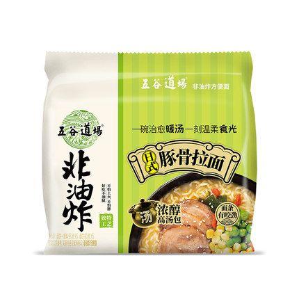 五谷道场经典日式豚骨拉面95g*5 商品图1