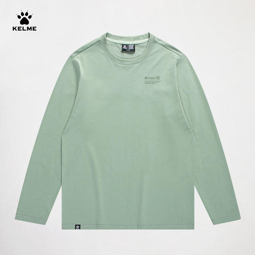卡尔美春季新款弧线之美系列男士圆领长袖T恤 商品图2