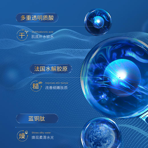 秋冬季【蓝铜肽爆水面霜】深度滋润补水女保湿霜 小蓝罐胶原蛋白面霜 商品图1