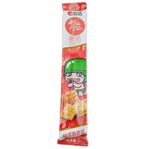 洽洽 喀吱脆薯脆韩式泡菜味 51g/包 商品图0