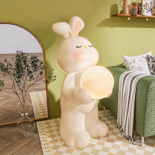 兔子落地摆件客厅电视柜沙发边的家居装饰品简约创意大型地面摆设 商品图2