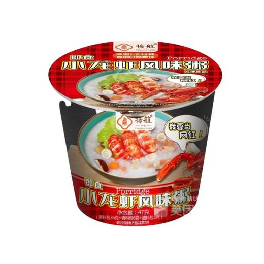 扬航 小龙虾风味粥 47克/杯 商品图1