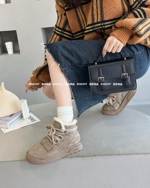 新品高帮女士磨砂牛皮高帮雪地靴938B35551（W） 商品图2