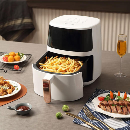 大宇（DAEWOO）家用5L容量无油智能触控一体多功能空气炸锅DYKZ-5001E DYKZ-5001E 商品图3