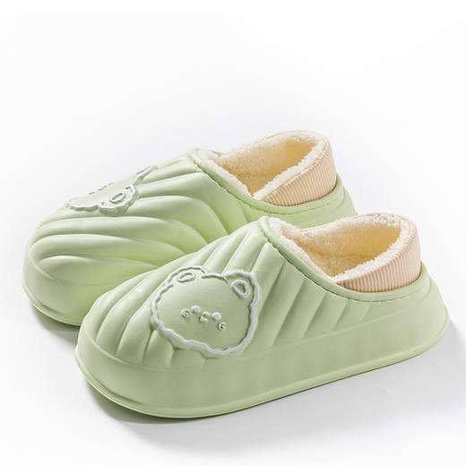 「六色可选！防水防滑款」防水棉拖鞋女士秋冬季新款居家室内踩屎感包跟外穿保暖月子棉鞋女 商品图4