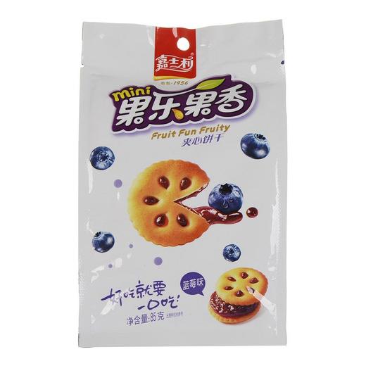 嘉士利 蓝莓夹心饼干 85g/包 商品图0