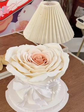 【生日蛋糕】翻糖玫瑰花款