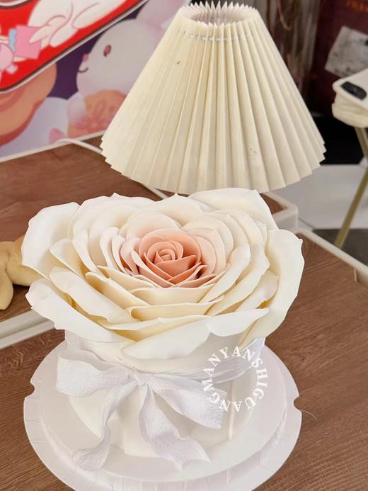 【生日蛋糕】翻糖玫瑰花款 商品图0
