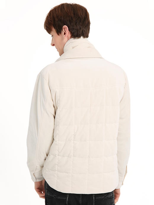 callisto白色鹅绒超细纤维羽绒服 FSFED051C 商品图3