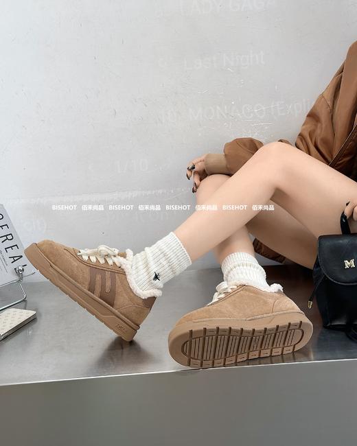 新品女士磨砂牛皮加绒厚底雪地靴938B35550（W） 商品图4