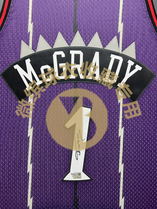 收藏系列 麦迪 猛龙队1号紫色 亲笔签名球衣 商品图2