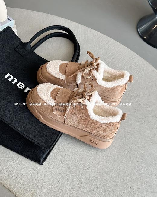 新品磨砂牛皮厚底百搭雪地靴938B35549（W） 商品图8