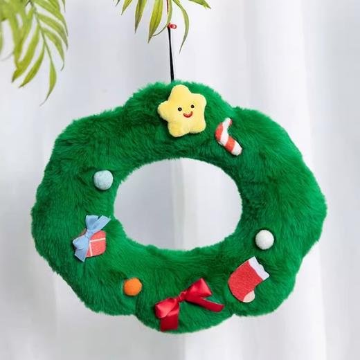 【2024圣诞限定】大英博物馆圣诞系列 盖亚·安德森猫和她的朋友们 圣诞花环毛绒挂件 商品图1