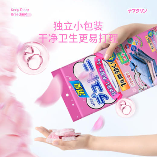 「6.9元包邮！48小包装」衣柜防霉防潮除味驱虫樟脑丸防蛀防虫章家用驱虫香薰衣服去潮居家日用 商品图1