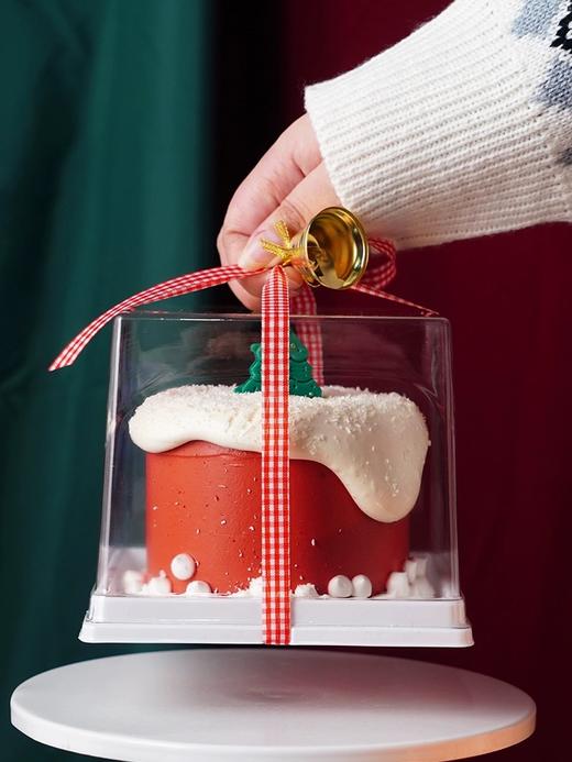 圣诞主题M款  12月圣诞树蜡烛小小蛋糕（下单请备注红色或者绿色） 商品图1