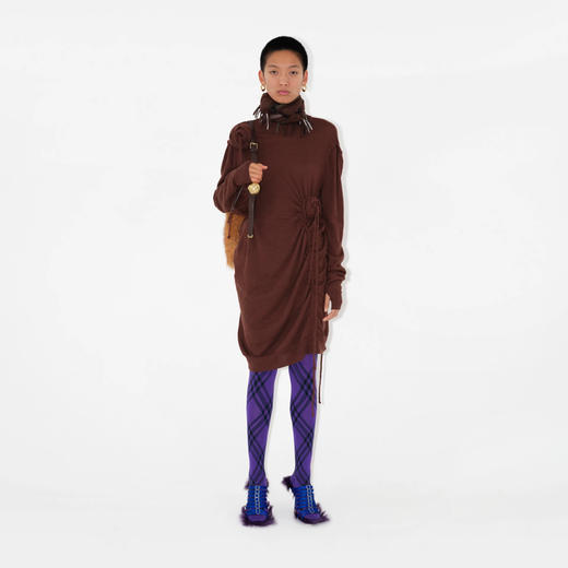 BURBERRY 巴宝莉 女士格纹羊绒围巾 格子 8077887 A1211 商品图3