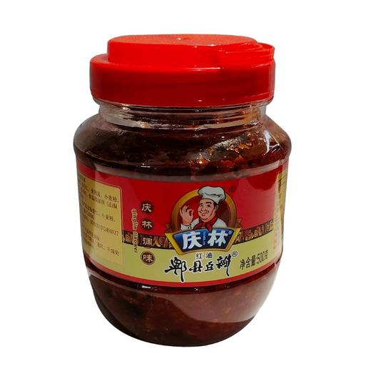 庆林红油豆瓣500g 商品图0