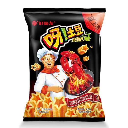 好丽友 呀土豆麻辣小龙虾味 40g/包 商品图0