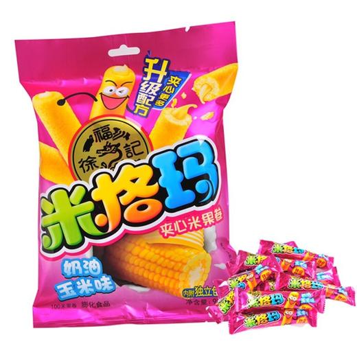徐福记 奶油玉米米果卷 90g/包 商品图0