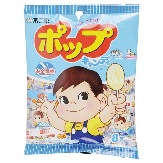 不二家 牛奶味棒棒糖香醇+乳酸 46g/包 商品图0