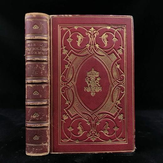 1878年 乔舒亚·雷诺兹文学作品集（卷1） 1幅肖像插图 全真皮精装32开 商品图0