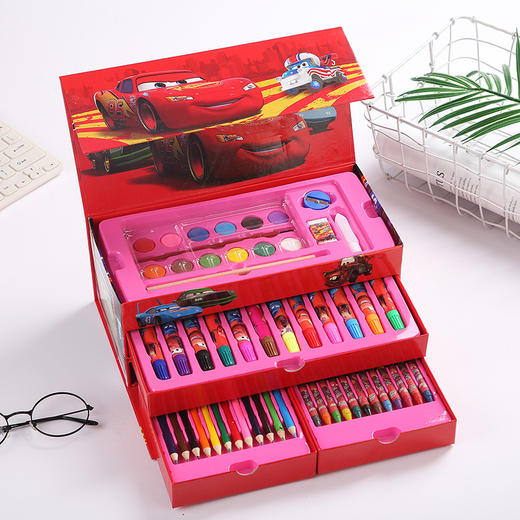 【卡通涂画！绘出色彩的童年】54色水彩套装儿童绘画蜡笔组合升级盒装画彩色笔文具学习，让孩子的想象力如魔幻般绽放，画出独特的世界。ry 商品图2