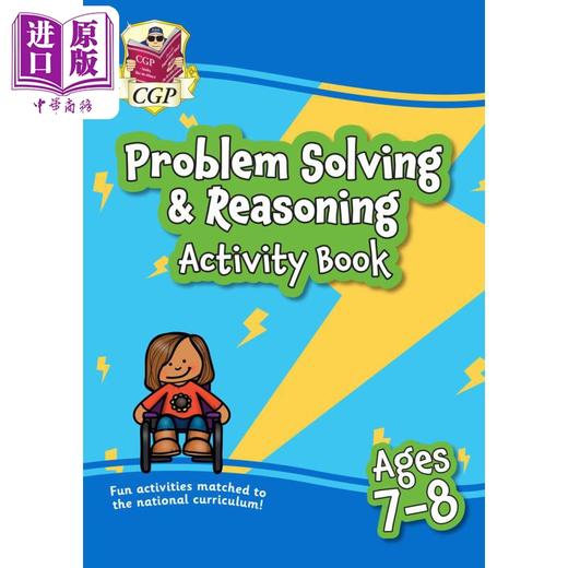预售 【中商原版】7-8岁的新问题解决与推理数学活动手册非常适合家庭学习New Problem Solving & Reasoning Maths Activity Book 商品图0
