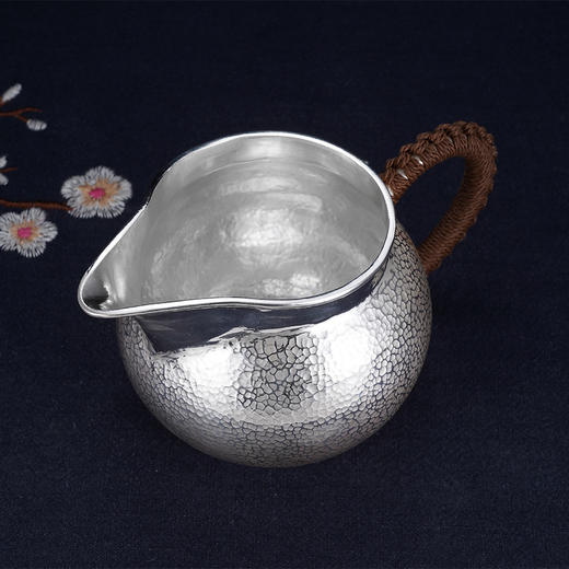 子佩集S999银【手工锤纹】提梁壶小茶壶公道杯摆件茶杯摆件茶具套装【AHYQ041】【AHYQ028】【AHYQ016】【AHYQ042】2311 商品图8