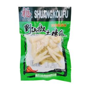 双口福 野山椒土鸡爪 100g/袋