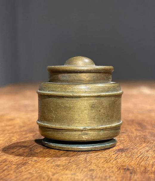 青铜钢笔墨水罐五件，顺丰包邮 商品图5