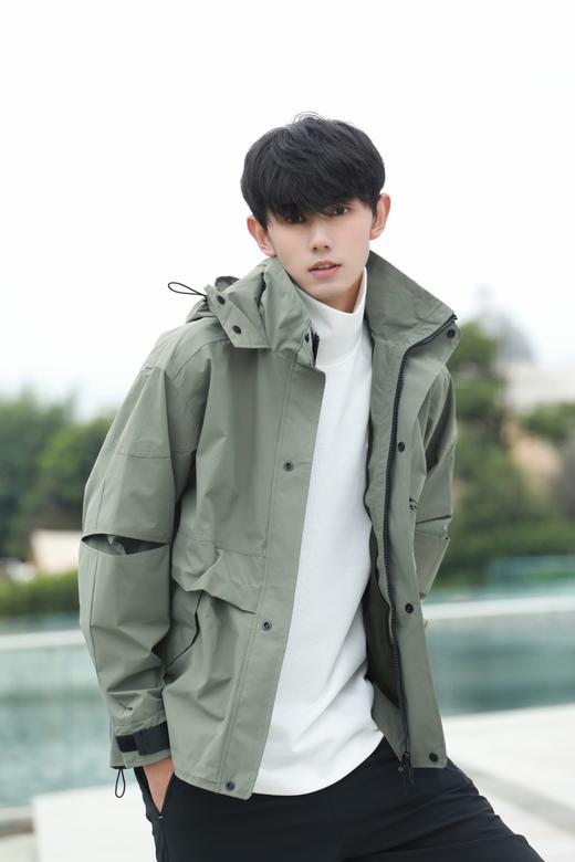 S335875135户外宽松连帽风衣 商品图2