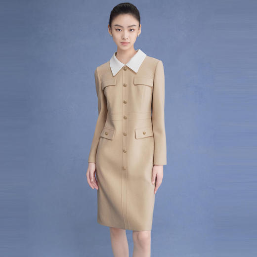 燕麦色连衣裙 商品图0