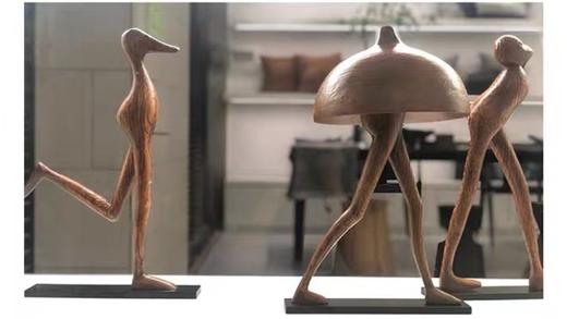 城喧客厅蘑菇人摆件树脂 商品图1