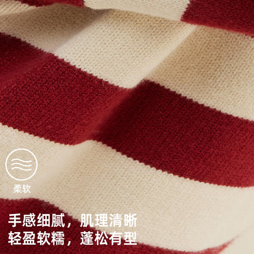 【秋冬上新】【氛围感满满 柔软包芯纱】儿童条纹刺绣圆领毛衣PDMY2318 商品图4
