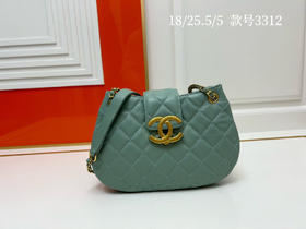 秋冬特惠💰580 香奈儿chanel 24c复古 大LOGO腋下包3312